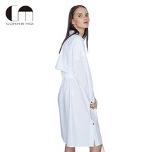 吕燕同款高端精品 女式风衣式两件套连衣服 简洁优雅