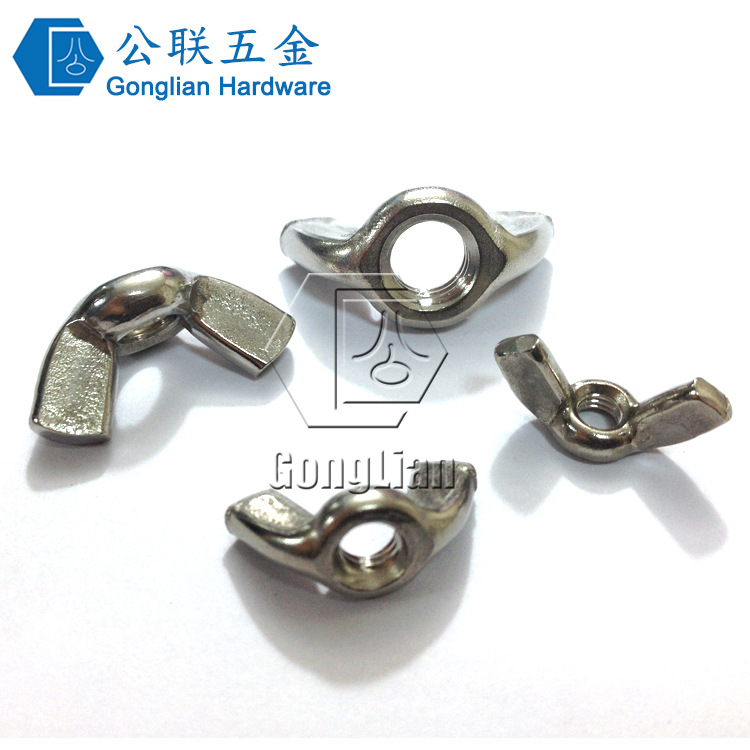 美制蝶形螺母6#-32牙 #8-32蝶形螺母  蓝白锌蝴蝶螺母