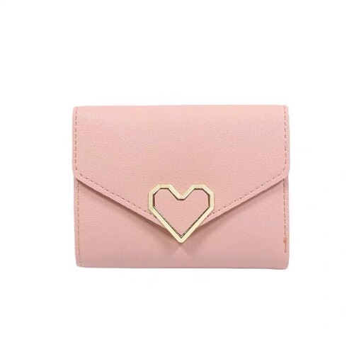 New version of wallet women's short fashion three-fold wallet student fresh and simple mini wallet cross-border wholesale