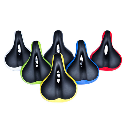 Cross border Specifically for Bicycle Seat cushion comfortable soft enlarge Saddle Mountain bike Bicycle Seat cushion Reflective cushion parts