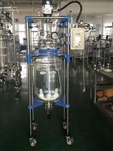 定制3.3高硼硅防爆玻璃釜反應釜 框式攪拌