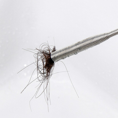 Pipe dredge household wire spring hair hook kitchen sewer tool water pipe hair cleaner