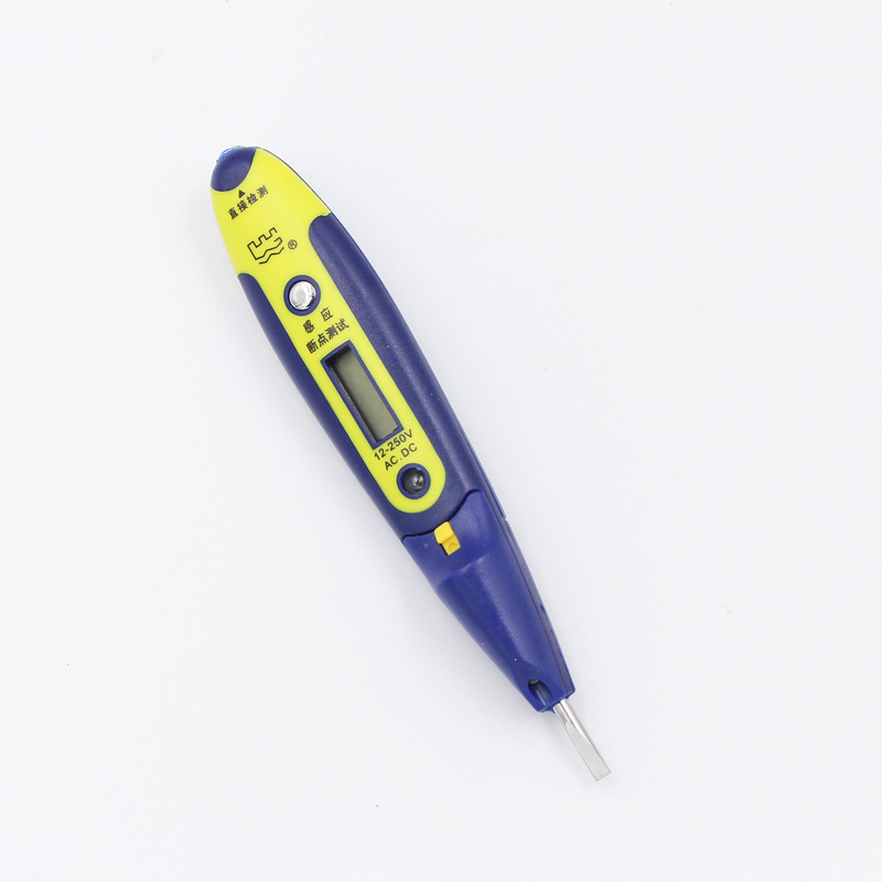 长城精工LED灯试电笔感应数字验电笔电压测试笔数显多功能测电笔