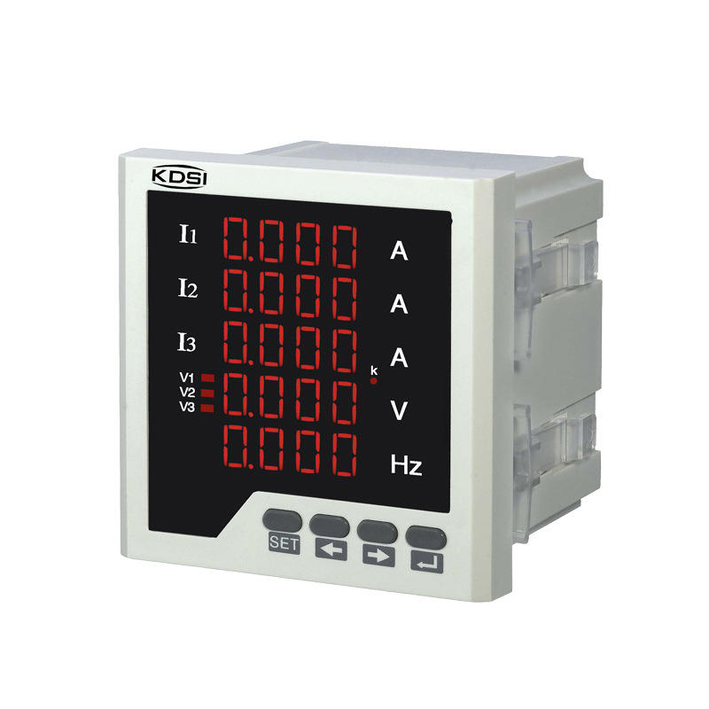 KDSI厂家供应BE-96 3UIF5数显三相电流电压频率组合表，5排显示