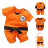 Cross border Short sleeved baby one-piece garment Dragon Ball name of a fictitious monkey with supernatural powers series baby Romper cotton material baby clothes Manufactor wholesale