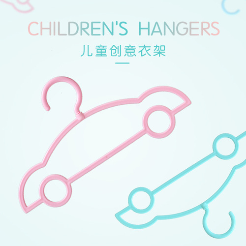 Plastic children's hangers wholesale small cute infant baby newborn hangers rotating head anti-wind