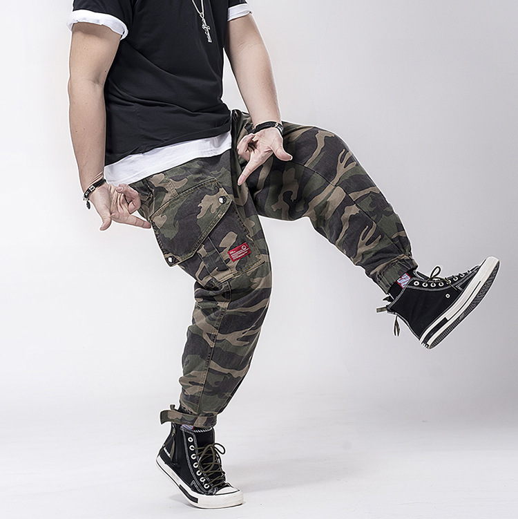 Herrenbekleidung Frühling-Sommer Plus-Size-Mode Herrenhosen mit dicken und lockeren Freizeithosen_voghion.com