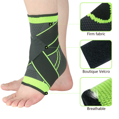 Nylon sports ankle protection men's and women's sports four-sided elastic warm and breathable ankle fixed ankle protective gear