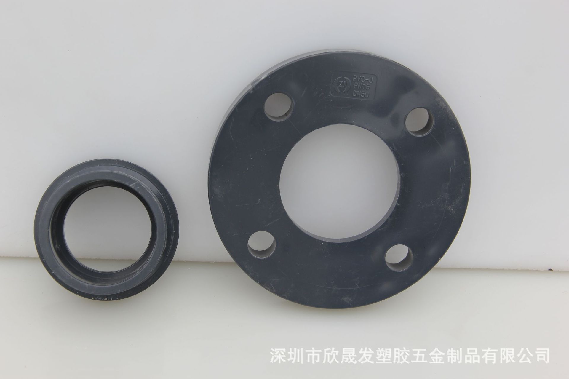 工业级U-PVC法兰 PVC活套法兰 PVC法兰配件大小尺寸现货批发-阿里巴巴