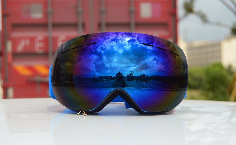 Fashion Gradient Color Double Layer Anti-fog Mountain Style Frameless Sports Sunglasses display picture 11