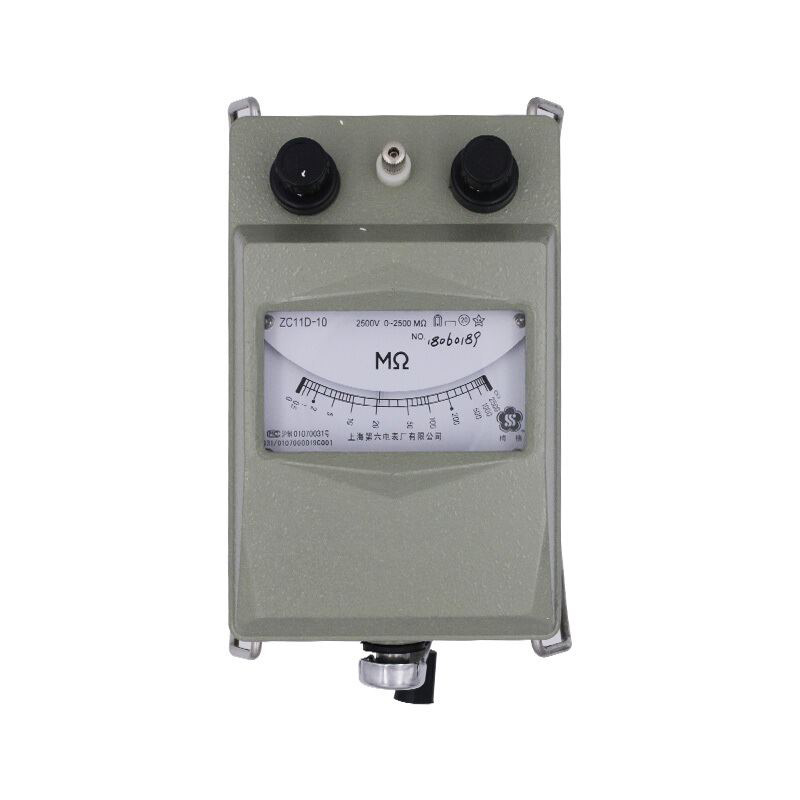 Meg Shanghai Meter factory ZC11D-10 Megger 2500V Shake table Insulation resistance meter
