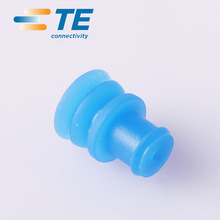 泰科連接器密封圈藍色防水塞耐高溫接插件828904-1
