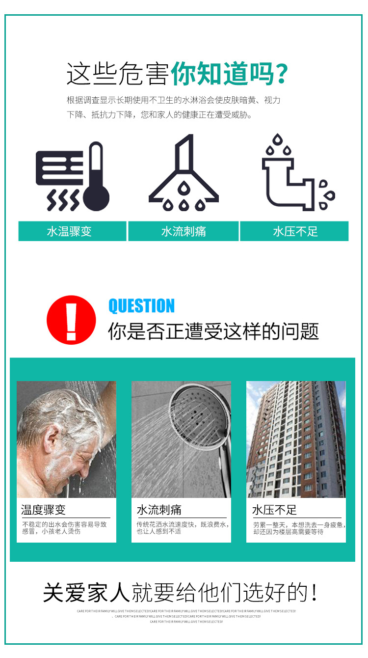 Factory wholesale shower head sets, electroplated shower heads, vacuum-formed three-piece sets, ABS multi-functional shower head heads undefined