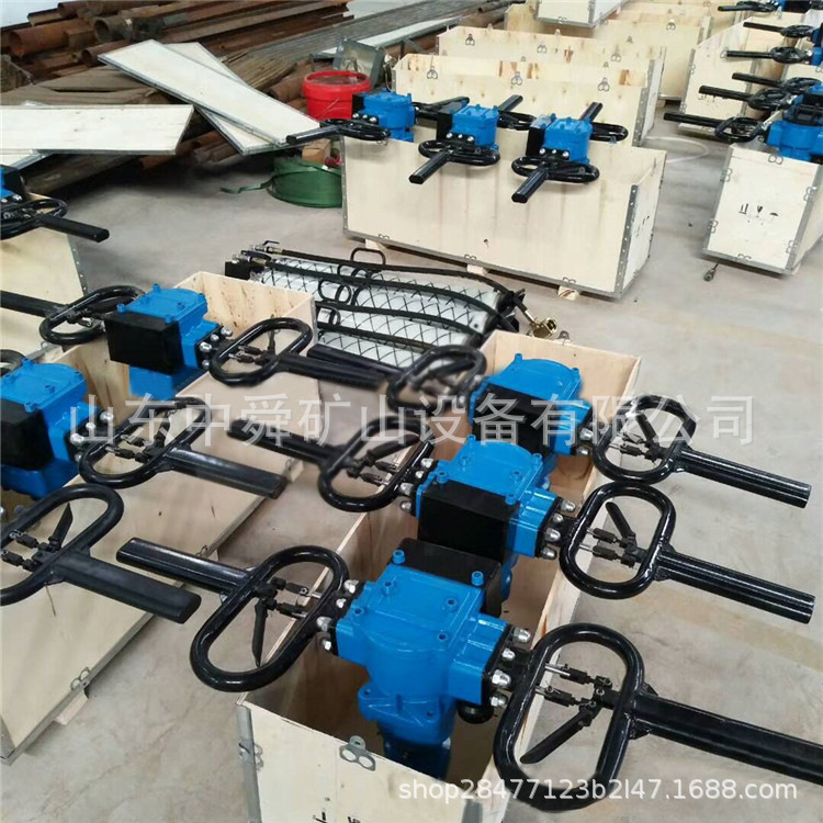 厂家供应ZQSJ-60/2.5S架座支撑气动手持式钻机 煤矿手持气动钻机