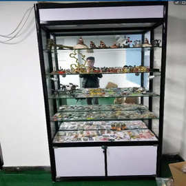 陈列模型产品饰品玻璃珠宝精品架槽板货架定做展柜