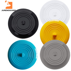 Food grade FDA kitchen sink round silicone sink plug water plug silicone floor drain cover diameter 15cm