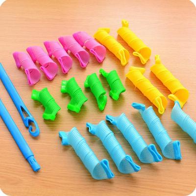 不伤发家用卷发器塑料卷大卷一次性蜗牛内扣大波浪儿童卷发器|ms