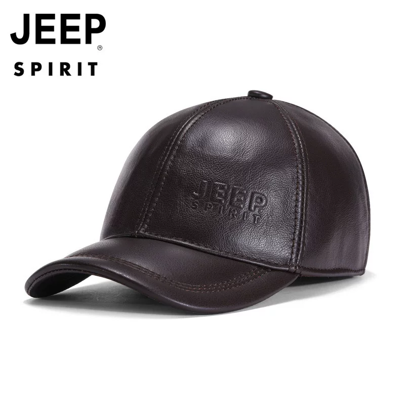 Кожаная бейсболка для мужчин JeepSpirit OM18CD996CA0024