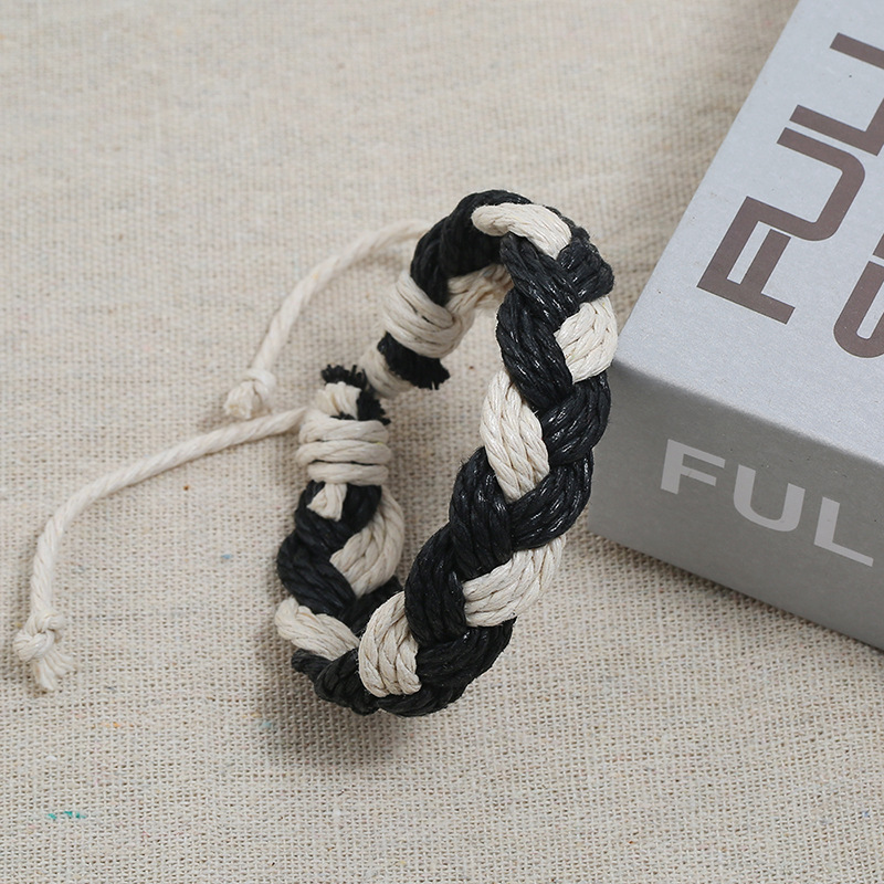 New colorful hemp rope couple bracelet ethnic style hand-woven bracelet simple jewelry