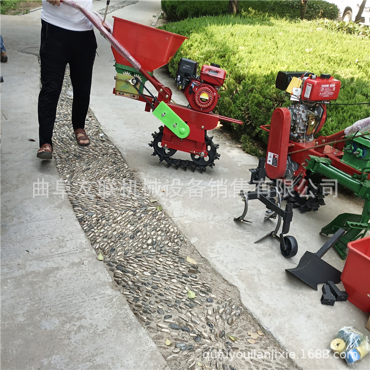 履带式耕耘机厂家  茶园小型趟地机 汽油手扶履带式微耕机 64