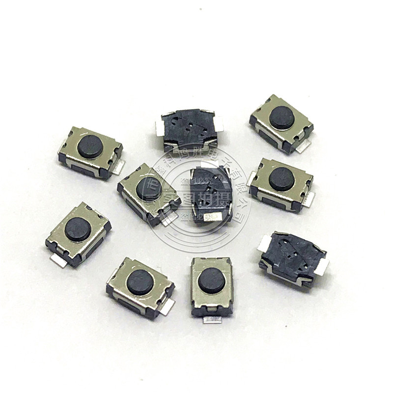 3*4*2MM 轻触开关两脚小龟贴片2脚3x4微型按键/微动开关 3*4*2
