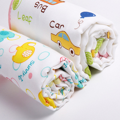 纱布浴巾 婴儿浴巾 超柔吸水 婴幼儿宝宝卡通盖毯