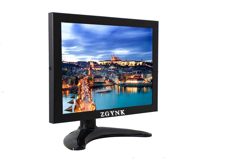 厂家批发8寸正屏监视器金1024*768分辨率金属铁壳款VGA   AV功能
