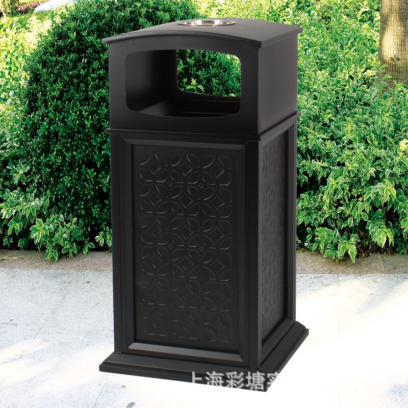 Villa Building Classical Outdoor Trash Bin Park Sales Office Garden Scenic Area Thickened Outdoor Trash Bin