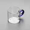 High -temperature glass thickened, cup, cup, high temperature resistance glass flower and tea set glass straight glass