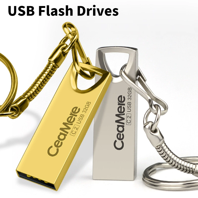 Металлический флеш-накопитель USB высокой скорости оптовая продажа индивидуальный дизайн подарок на день рождения 8Г, G16, 32Г, G64, 64Г