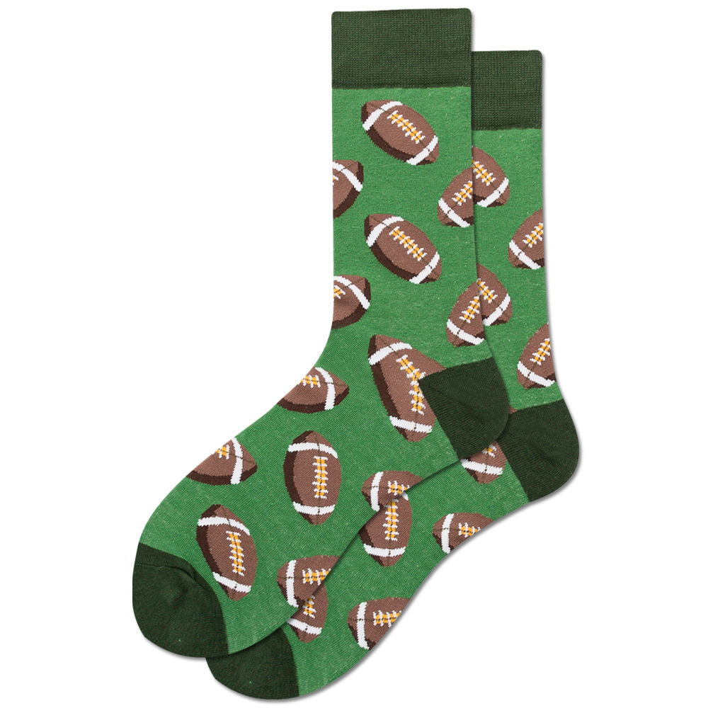 Männer Einfacher Stil Ball Baumwolle Crew Socken Ein Paar display picture 12