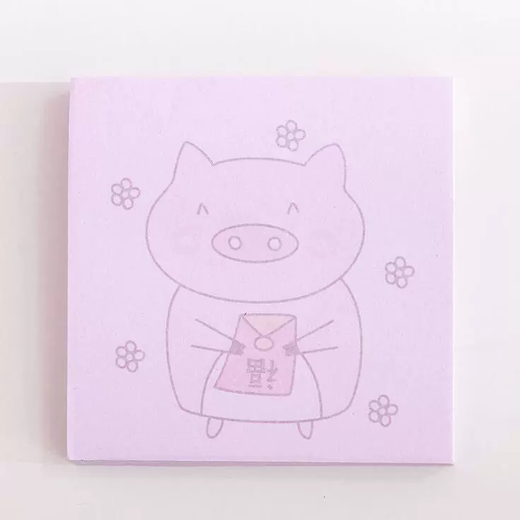 Cartoon handheld notebook for students, note