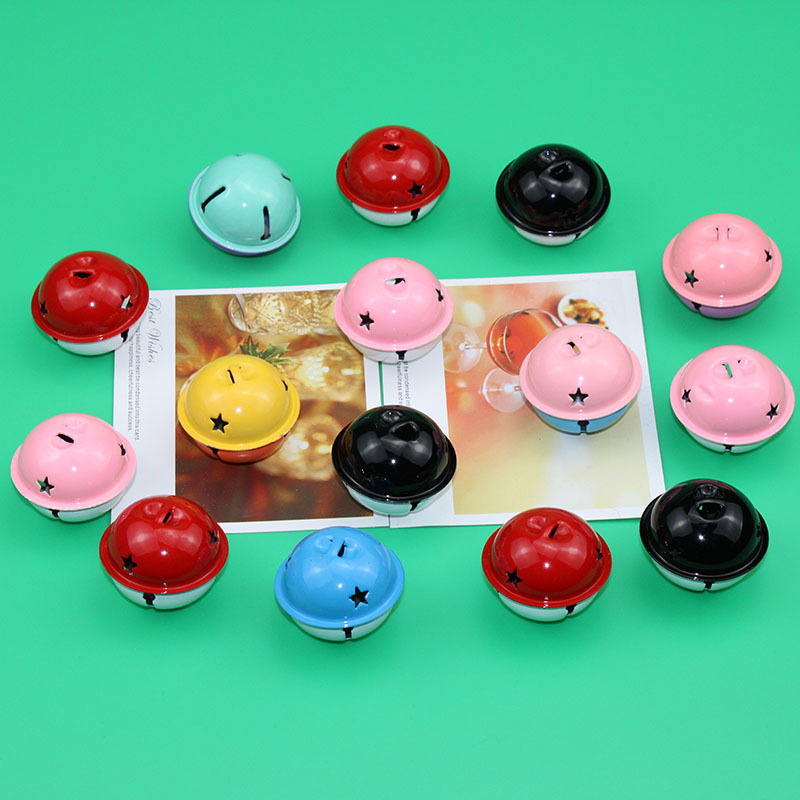 Push activity Scan code Small gifts Key buckle Small bell Small pendant gift 4cm Metal Small bell kindergarten prize