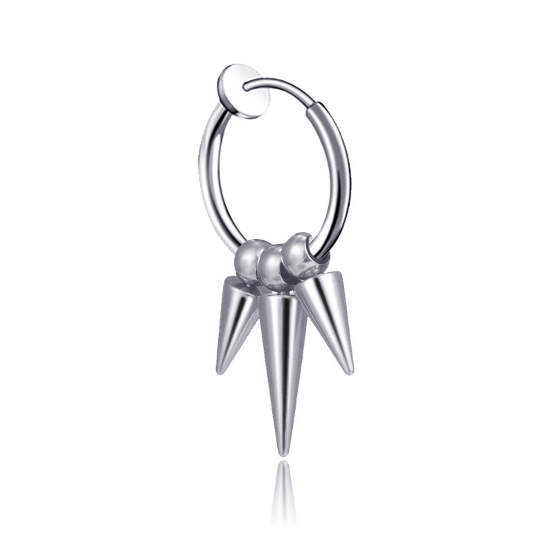 Three -pointed steel color of the ear clip