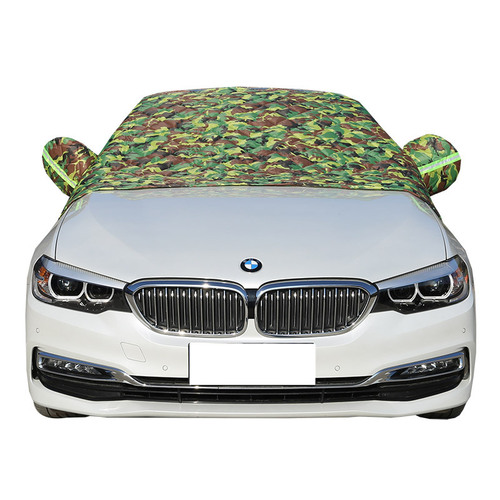Car Cover Direct Sale Half Sunshade Snow Guard Windshield Sunshade Sun Protection Dustproof Half Car Cover Sunshade Guard