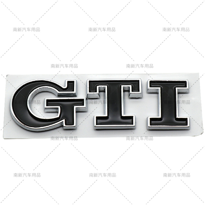 Suitable for Volkswagen Polo Golf 6 GTI tail logo modified car sticker gti car logo Nameplate logo