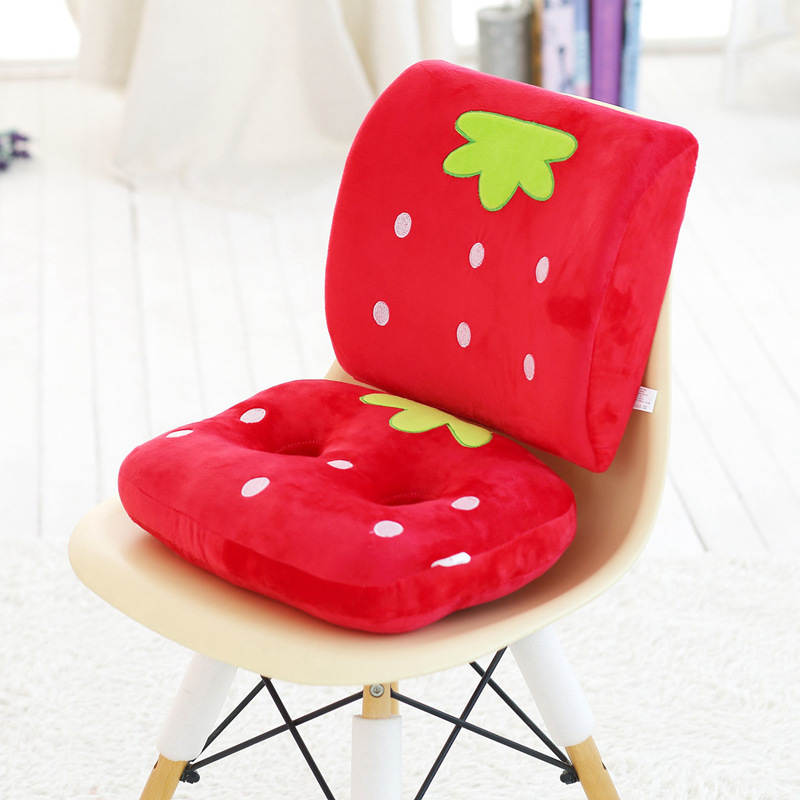Office chair cushion cushion dual -hole memory cotton waist seat cushion waist cushion waist pillow beautiful buttocks car jewelry 3