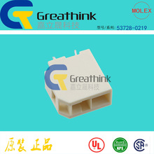 53728-0219 537280219 MOLEXԭ��6.50mm Vertical,with Peg,2P