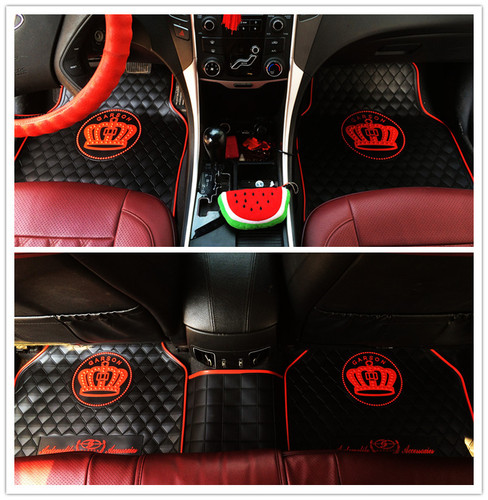 Car Floor Mat Universal Four Seasons Latex Non-slip Waterproof Anti-freezing Easy to Clean 5-Pack