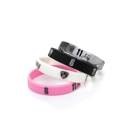 Cross-border sports bracelet Kobe James Owen Durant silicone bracelet Harden fan goods basketball bracelet