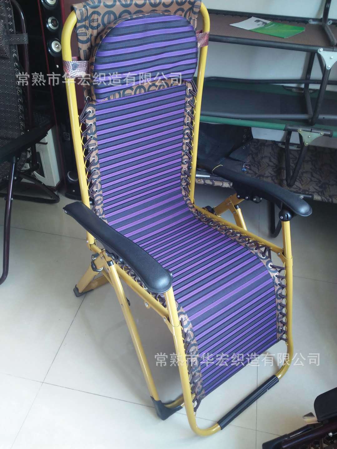 爆款3D菱形沙滩椅网布 经编菱形格子 透气抗压三明治