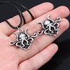 Retro necklace, pendant, sweater suitable for men and women, European style, punk style