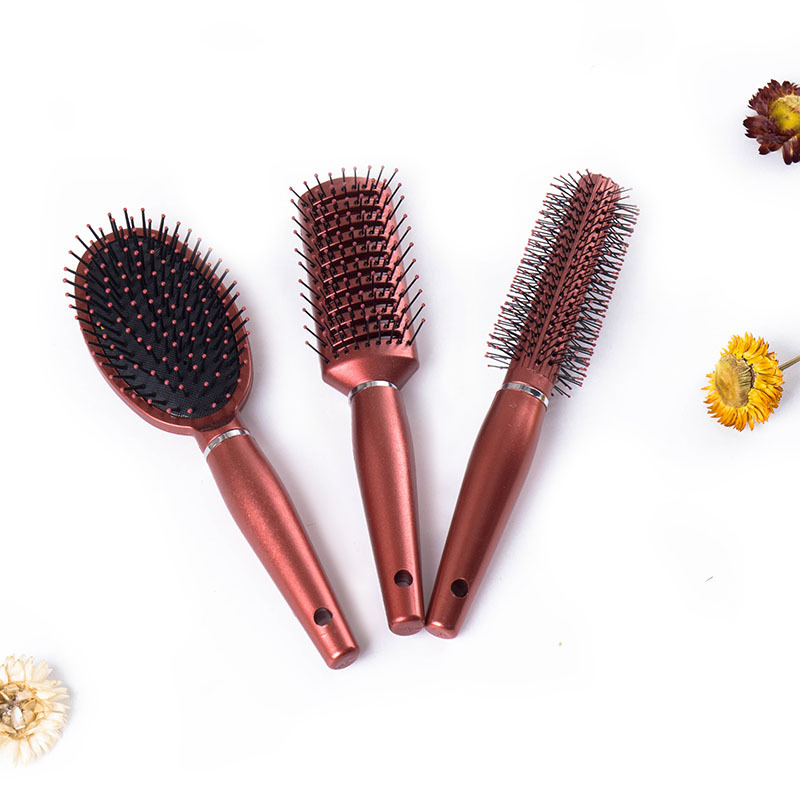 Explosive money Pearl red gasbag Plastic air cushion Massage comb Roll comb Ribs comb suit comb Cylinder comb
