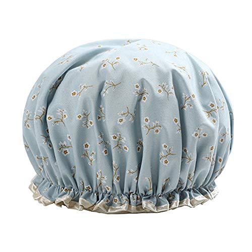 环保型PEVA双防水层浴帽厂家直销双层防水浴帽成人洗澡防水套帽