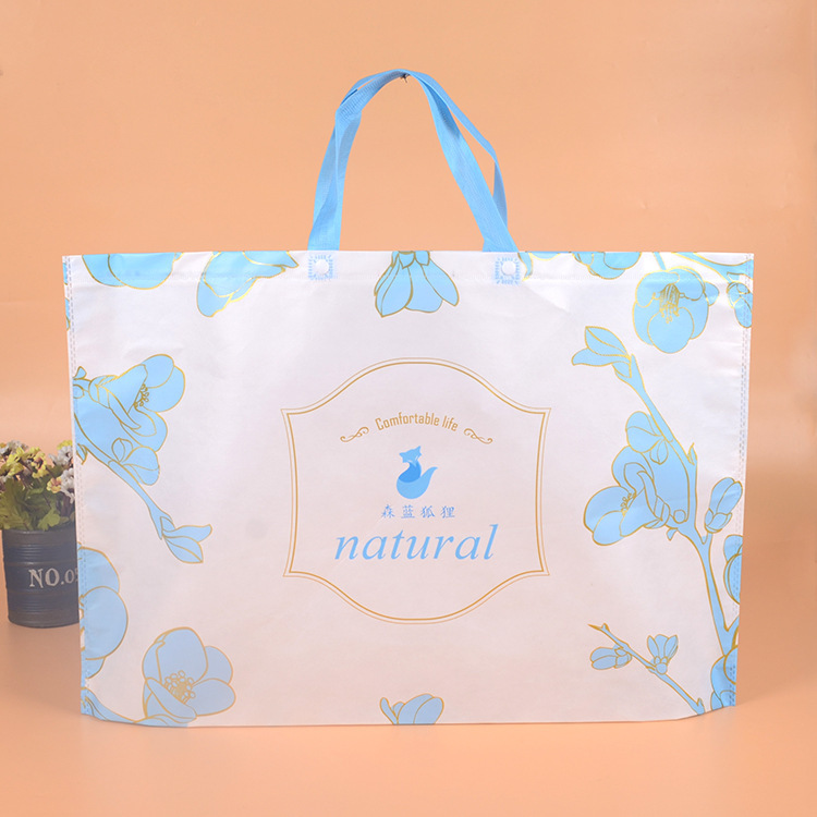 厂家预定多色无纺布手提袋淋膜无纺布包装袋购物宣传袋江门无纺布