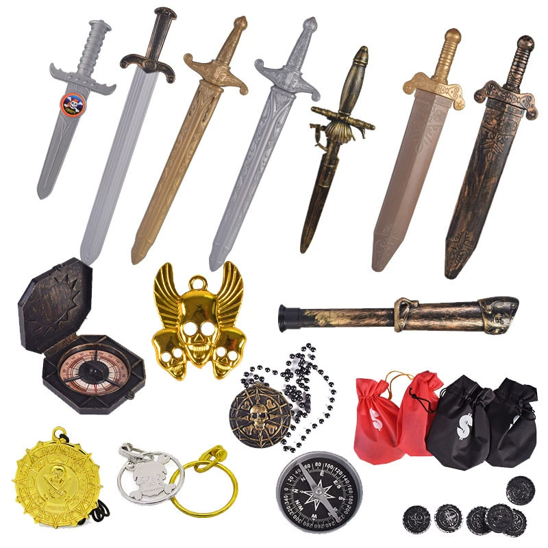 Хэллоуин Игрушка костюм ужас крик забавная маска гримаса Скелет реквизит Пиратская игрушка фабрика прямая продажа