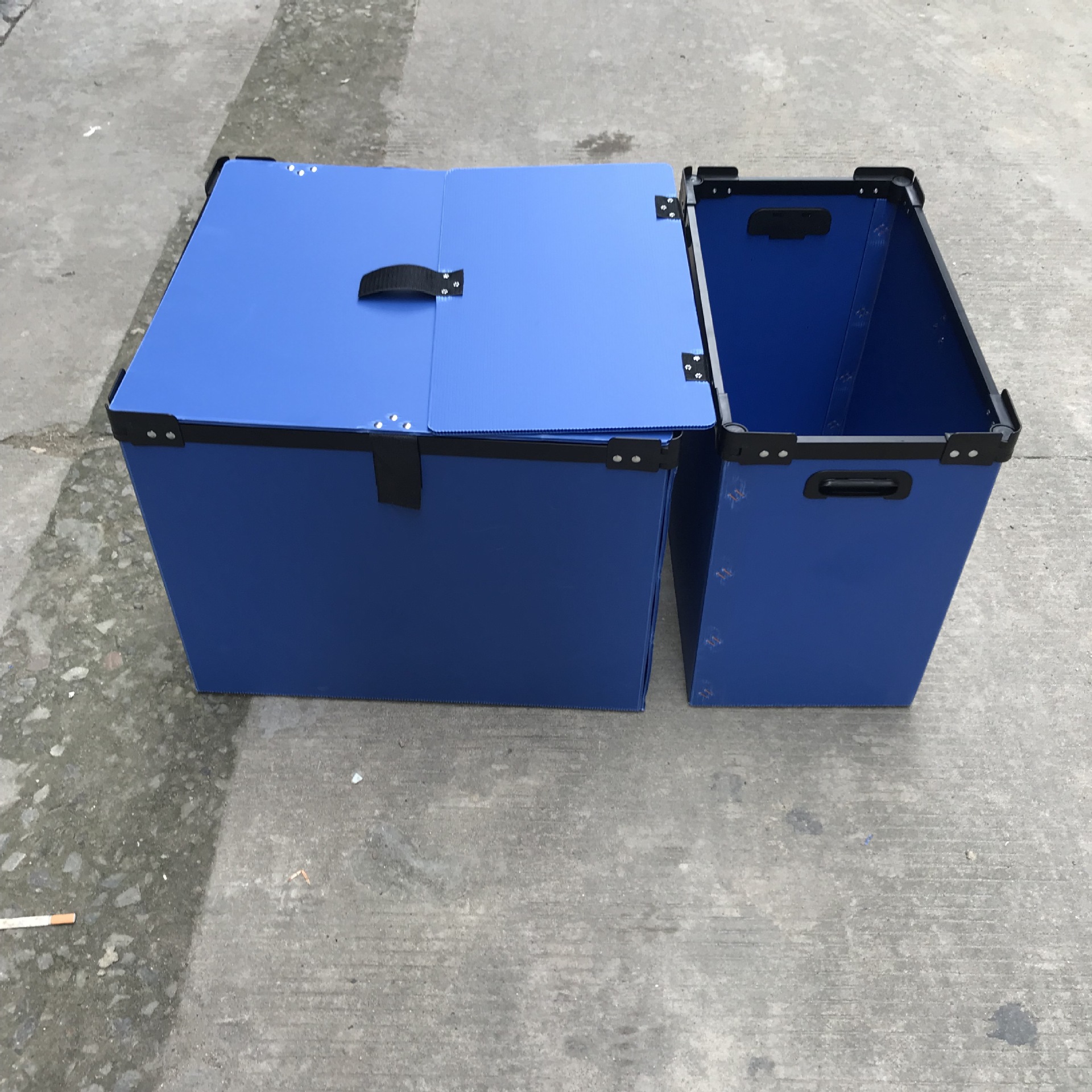 长期供应佛山PP塑料中空板 顺德 广州防静电周转箱 可定做款式