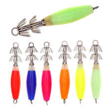 Floating Squid Jig 7 Colors Duo Squid Jig Fresh Water Bass Swimbait Tackle Gear