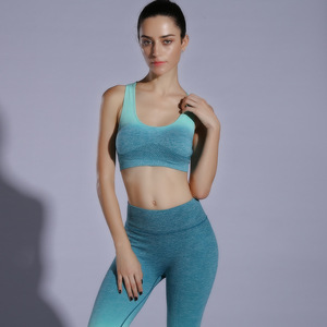 Fitness Yoga Clothes Women Fitness Sports Underwear Seamless Ring Bra Wholesale