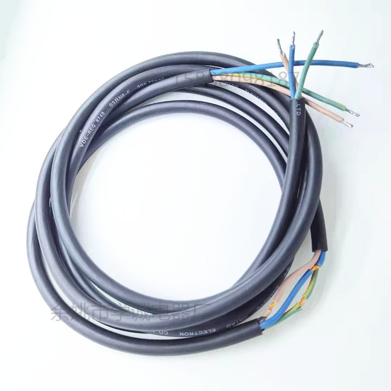 3芯0.75平方水泵连接线深度防水电源线05rn8-f潜水泵专用橡胶线